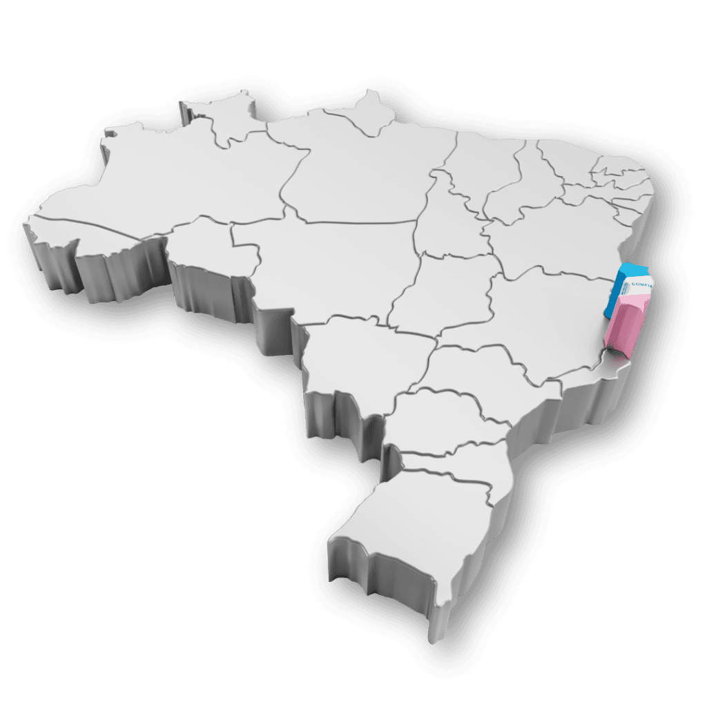 Placeholder de um mapa do Brasil